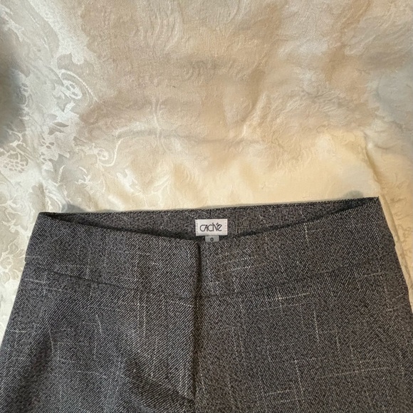 Cache Wide Leg Tweed Pants, Size 0 - Picture 6 of 10